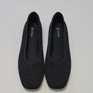 Vivaia Square Toe V Cut Flats
